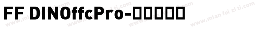 FF DINOffcPro字体转换